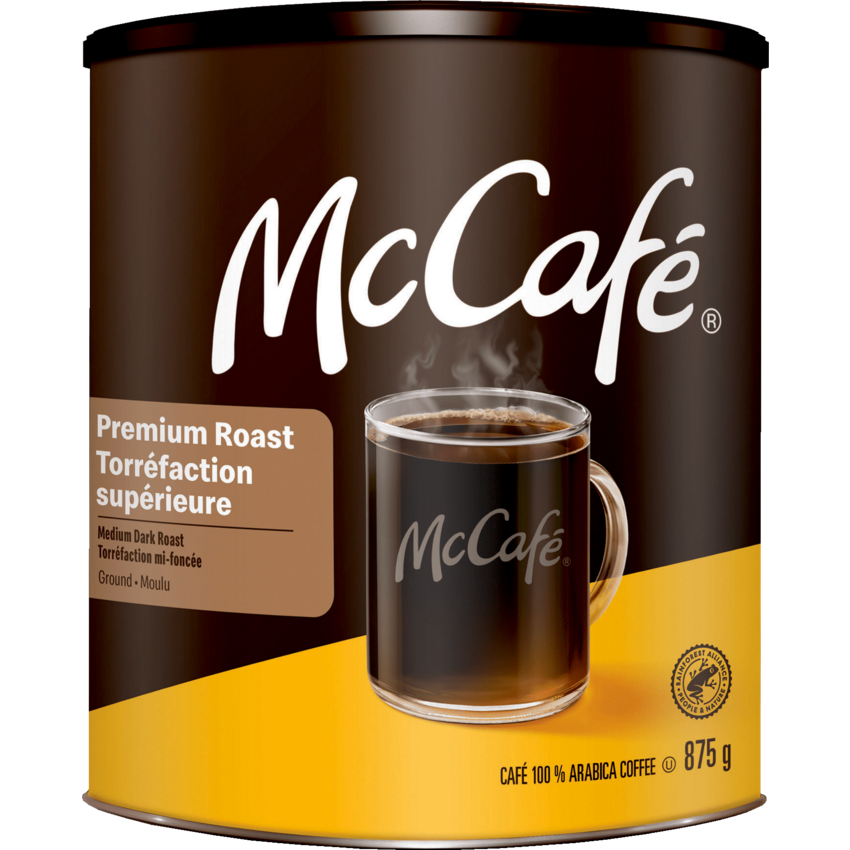 McCafé® Premium Roast Fine Ground Coffee Medium Dark Roast 875 g