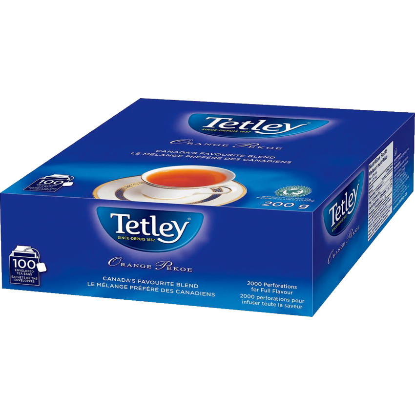 Tetley® Tea Orange Pekoe Black Tea 100/box
