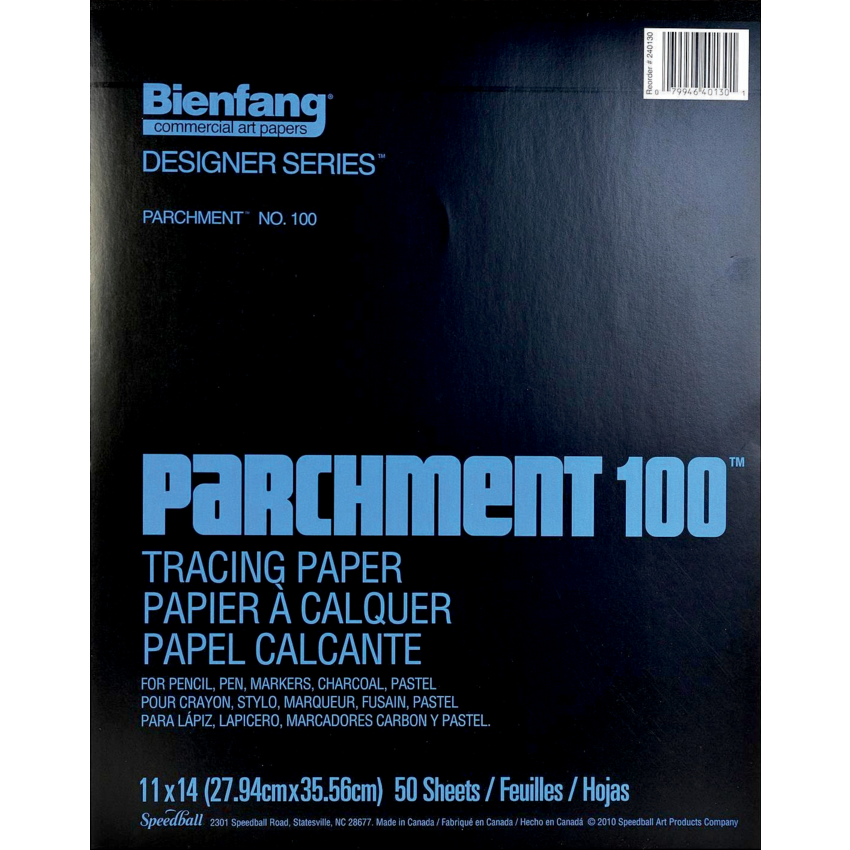 Bienfang® Parchment Paper 24 lb 11" x 14" 50 sheets/pad