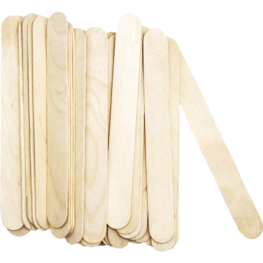 ArtWorks Craft Sticks 6" Natural 100/pkg