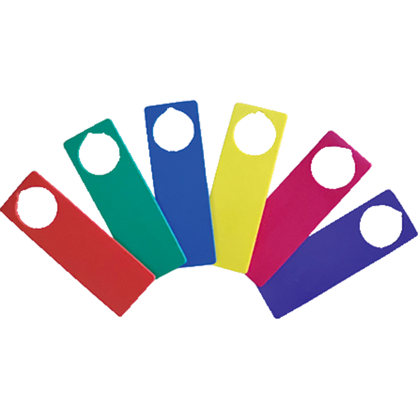 DBLG Foam Door Hangers Assorted Colours 12/pkg
