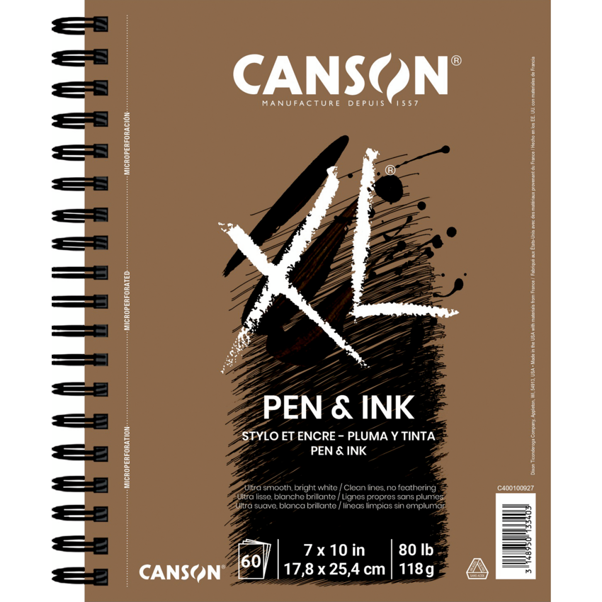 Canson® XL® Pen & Ink Pad 7" x 10" 60 sheets/pad