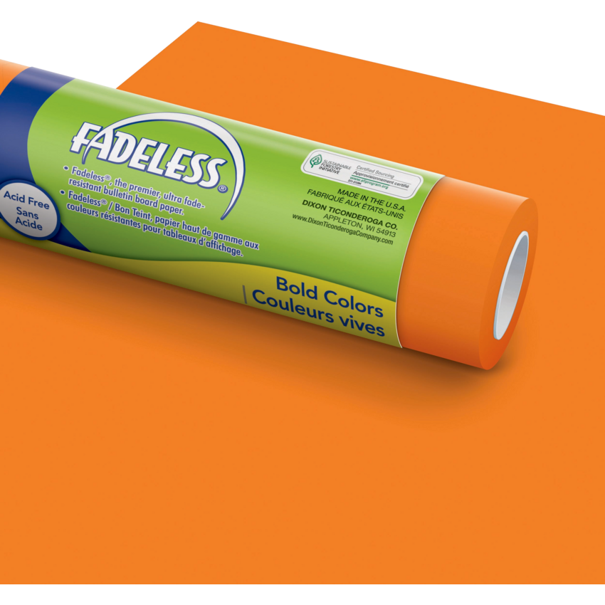 Fadeless® Paper Mural Rolls 48" x 50' Orange