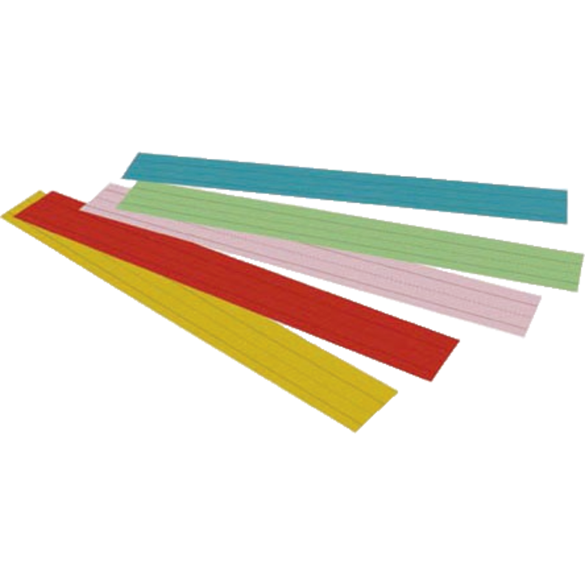 Pacon® Sentence Strips 3" x 24" Assorted Colours 100/pkg