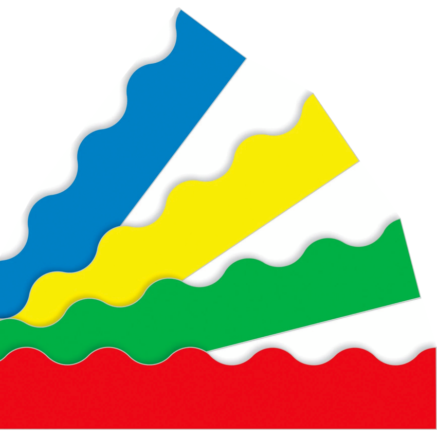 Trend® Terrific Trimmers® Variety Pack- 4 Bright Colours 2-1/4" x 156'