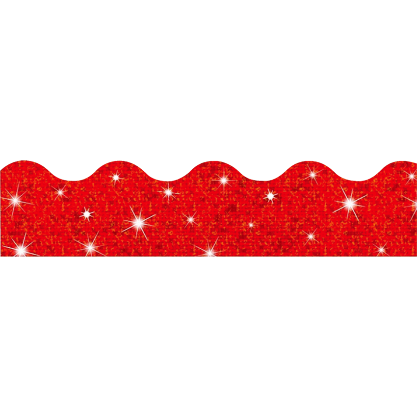 Trend® Terrific Trimmers® 2-1/4" x 39' Red Sparkle