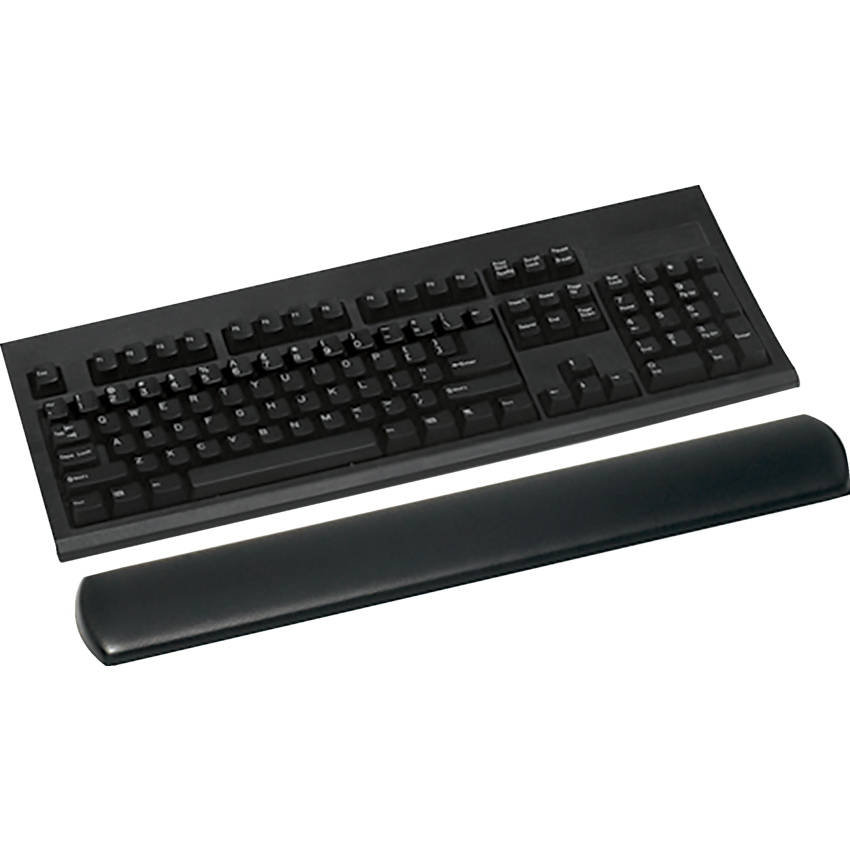 3M™ Gel Wrist Rest with Antimicrobial Protection Black
