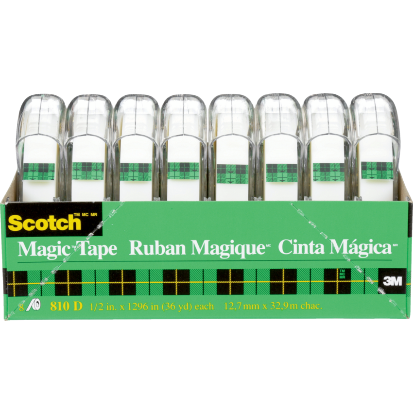 Scotch® Magic™ Invisible Tape Dispenser 1/2" (12.7 mm x 32.9 m)