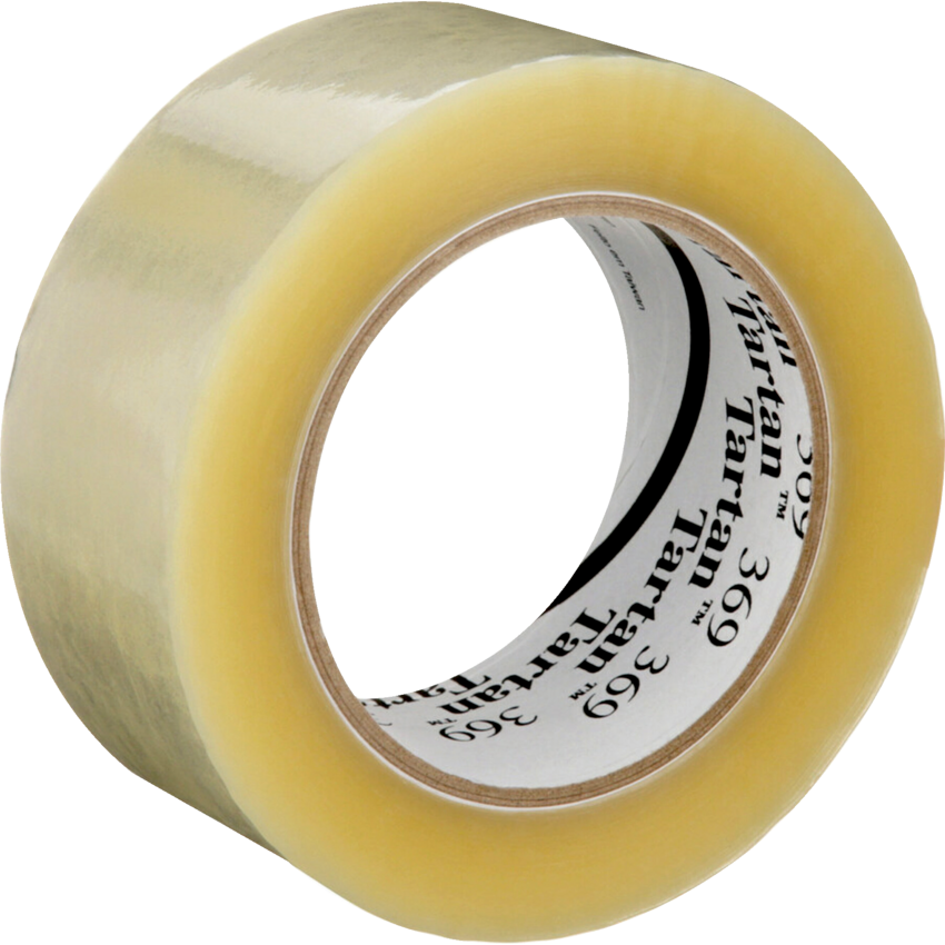 3M™ Tartan™ Economy Packaging Tape 48 mm x 100 m Clear 6/pkg