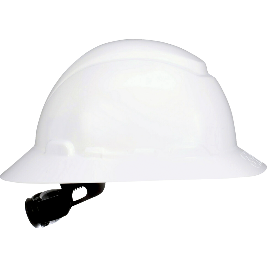 3M™ Ratchet Adustment Hard Hat Full Brim Non-Vented White
