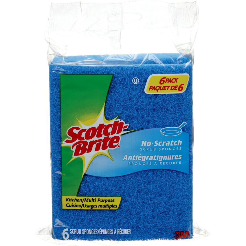 Scotch-Brite® No-Scratch Scrub Sponges 6/pkg