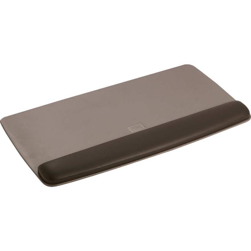 3M™ Wrist Rest Platform Black and Metallic Grey