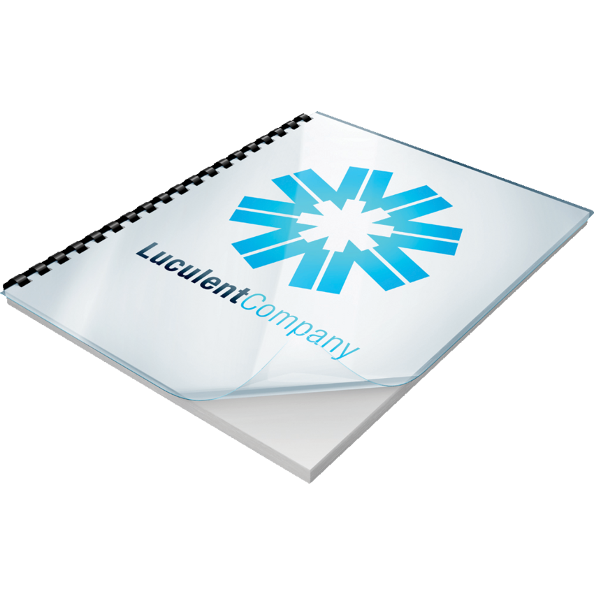 GBC® Clear View® Presentation Covers Round Corners 100/pkg