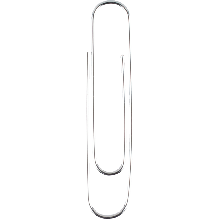 ACCO® Paper Clips #4 Metal Smooth 100/box