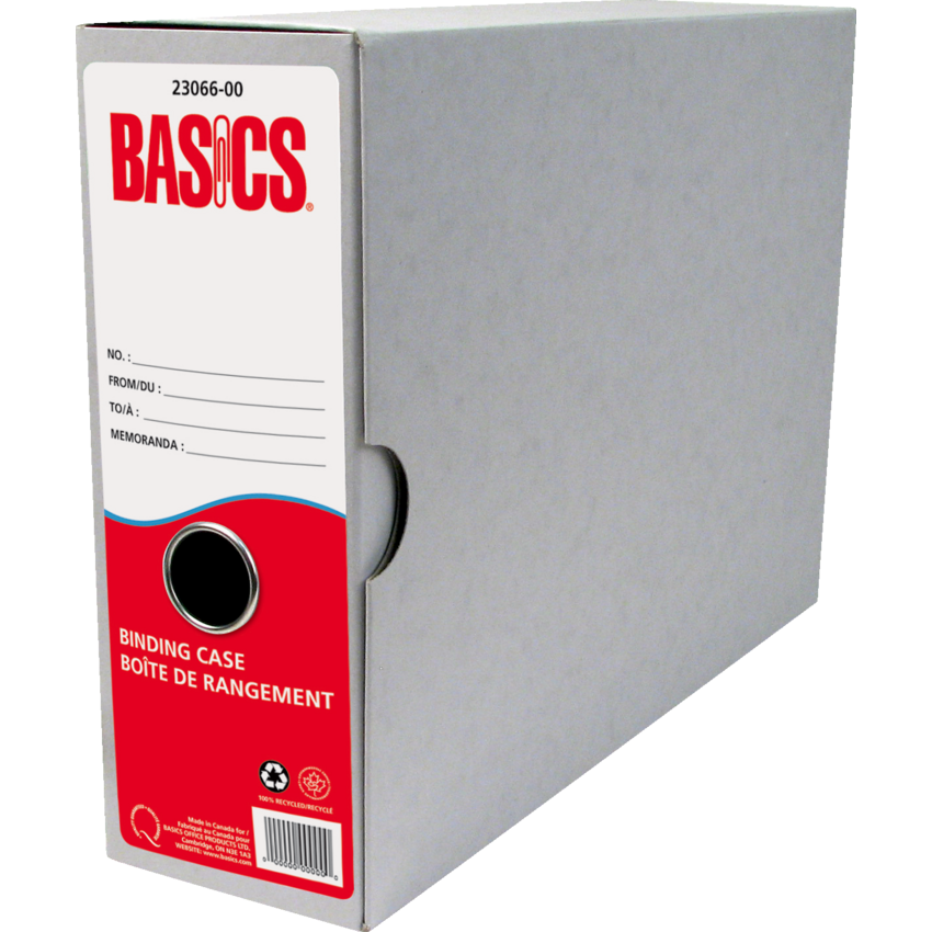 Basics® Recycled Binding Cases Letter 6/pkg