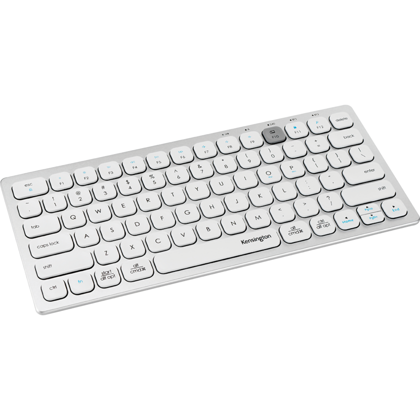 Kensington® Multi-Device Dual Wireless Compact Keyboard Silver