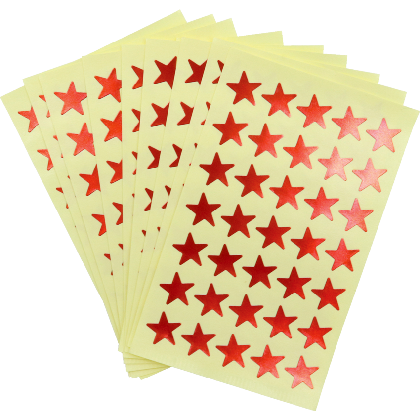 Westcott® Stars Stickers Red 350/pkg