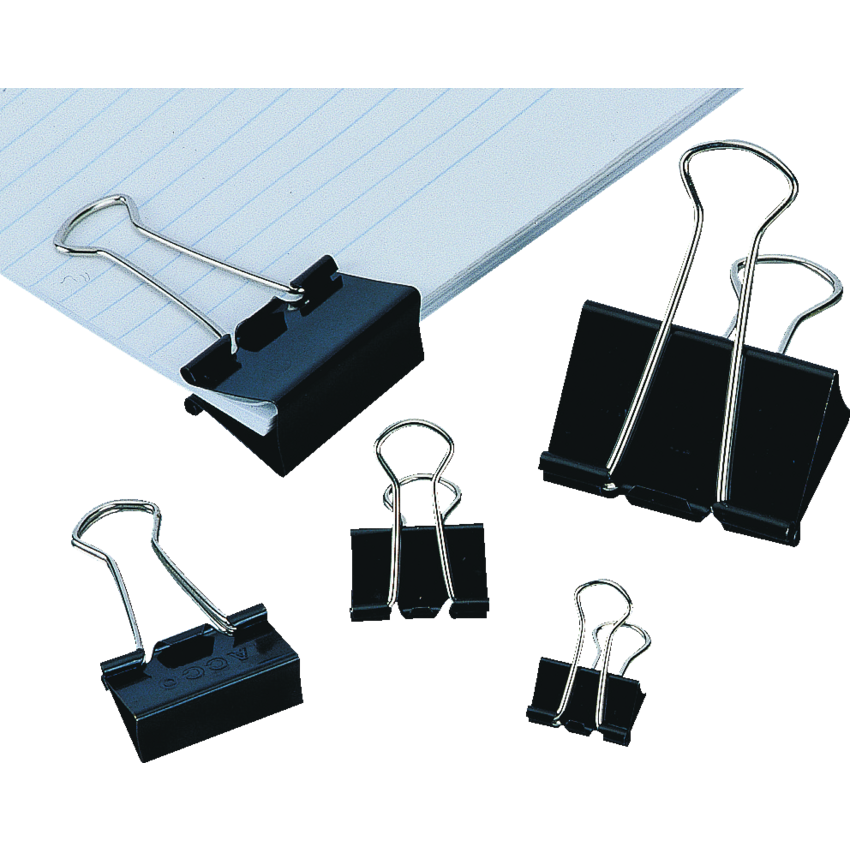 Westcott® Fold Back Clips 1-5/8" 12/box