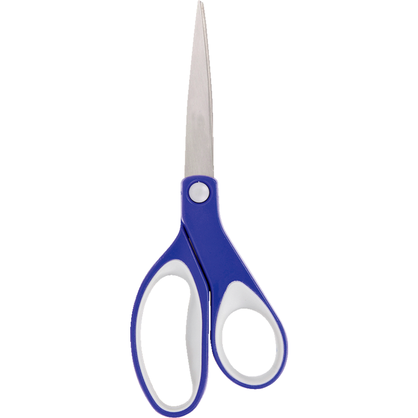 Westcott® KleenEarth® Soft Handle Scissors 8" Straight Blue