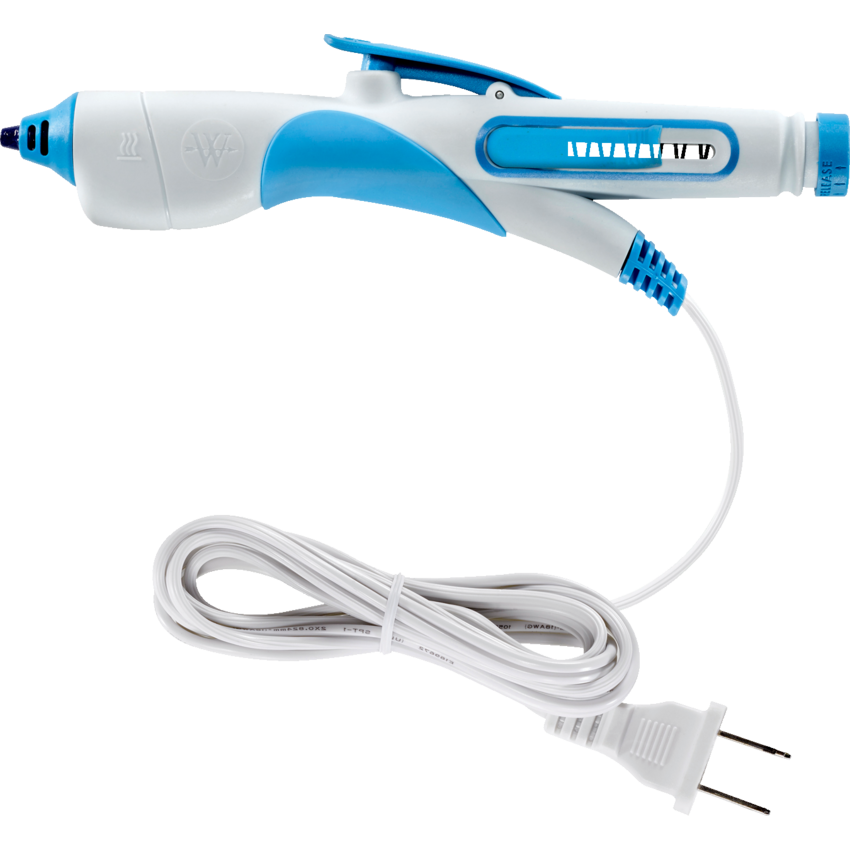 Westcott Hot Glue Pen White and Blue