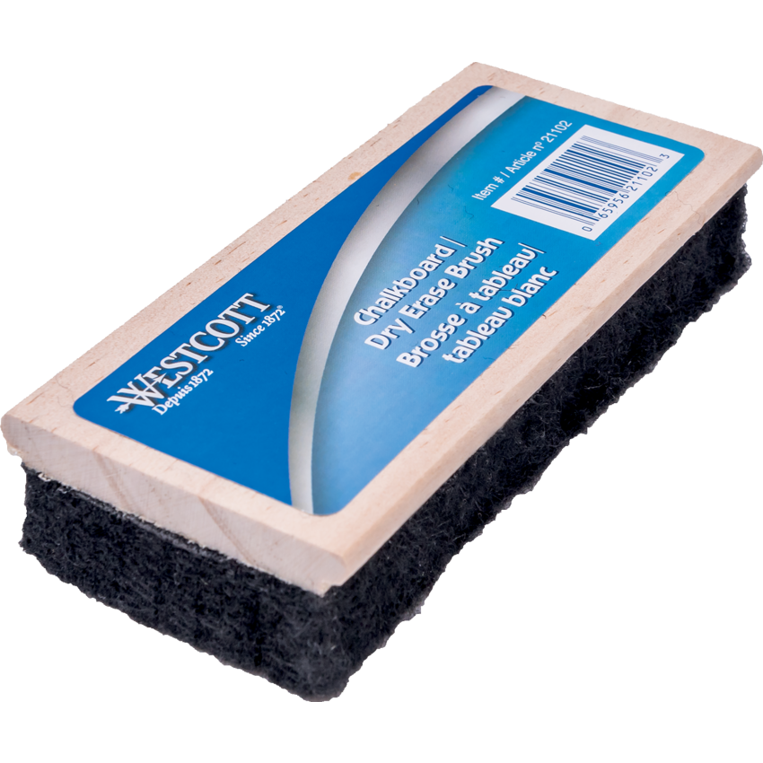 Westcott® Chalkboard/Dry Erase Brush Blue