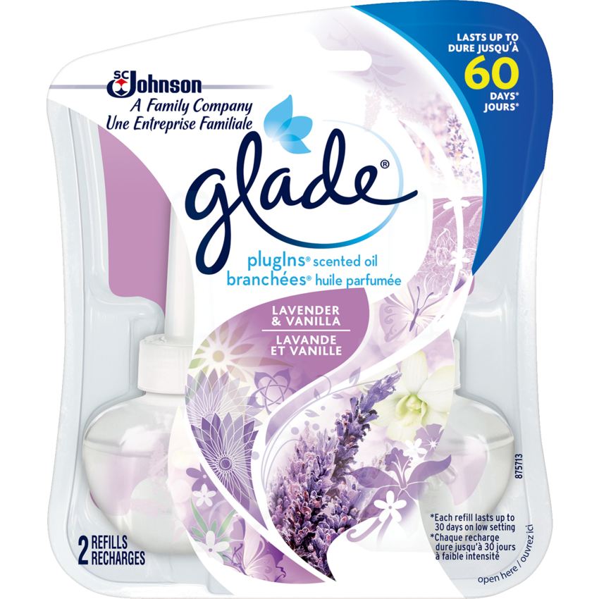 Glade® PlugIns® Scented Oil Refill Lavender & Vanila 2/pkg