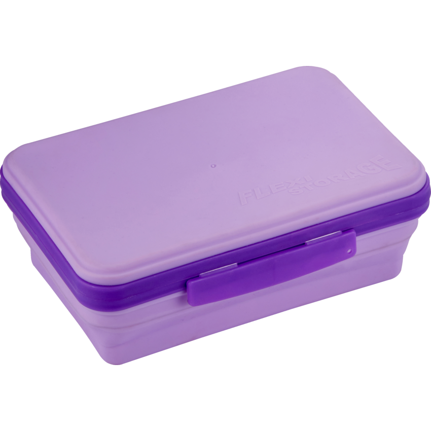 It's Academic Flexi Storage Box Purple