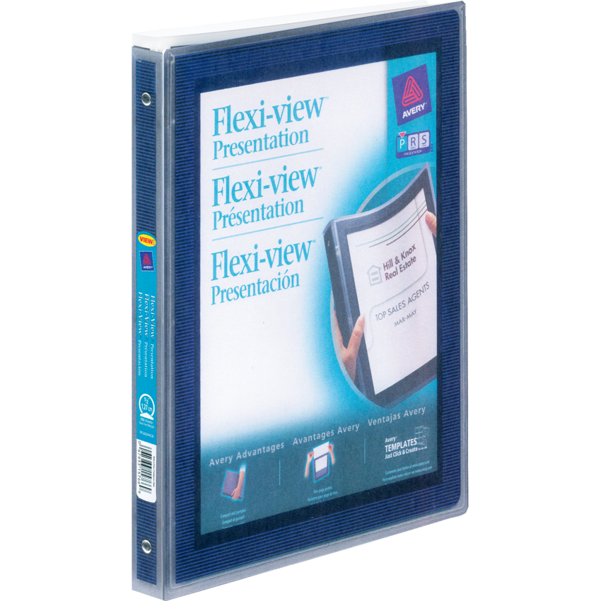 Avery® Flexi-View™ Presentation Binder 1/2" Blue