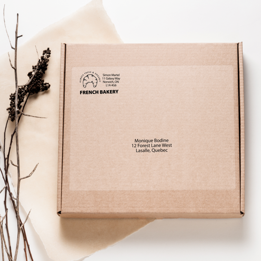 Avery® Mailing Labels 8-1/2" x 11" (10 Labels) Laser and Inkjet Clear 10 sheets/pkg