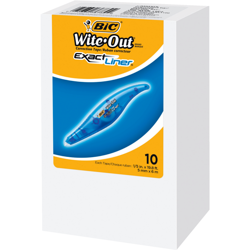 Bic® Wite-Out® Exactliner® Correction Tape 5 mm x 6 m 10/box