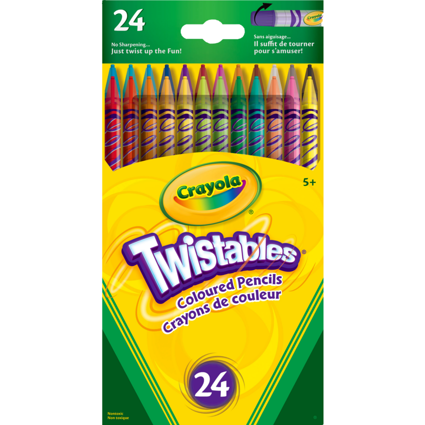 Crayola® Twistables® Coloured Pencils Classic Colours 24/pkg