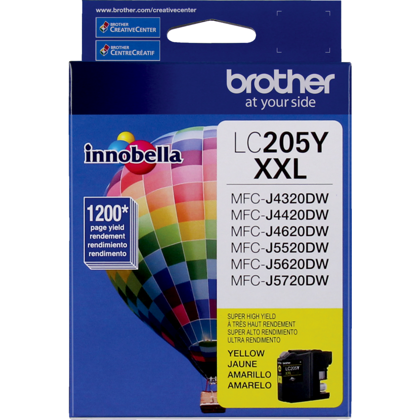 Brother Inkjet Cartridge Super High Yield LC205YS Yellow