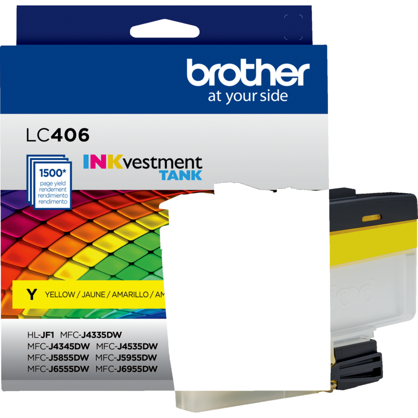 Brother Inkjet Cartridge LC406YS Yellow