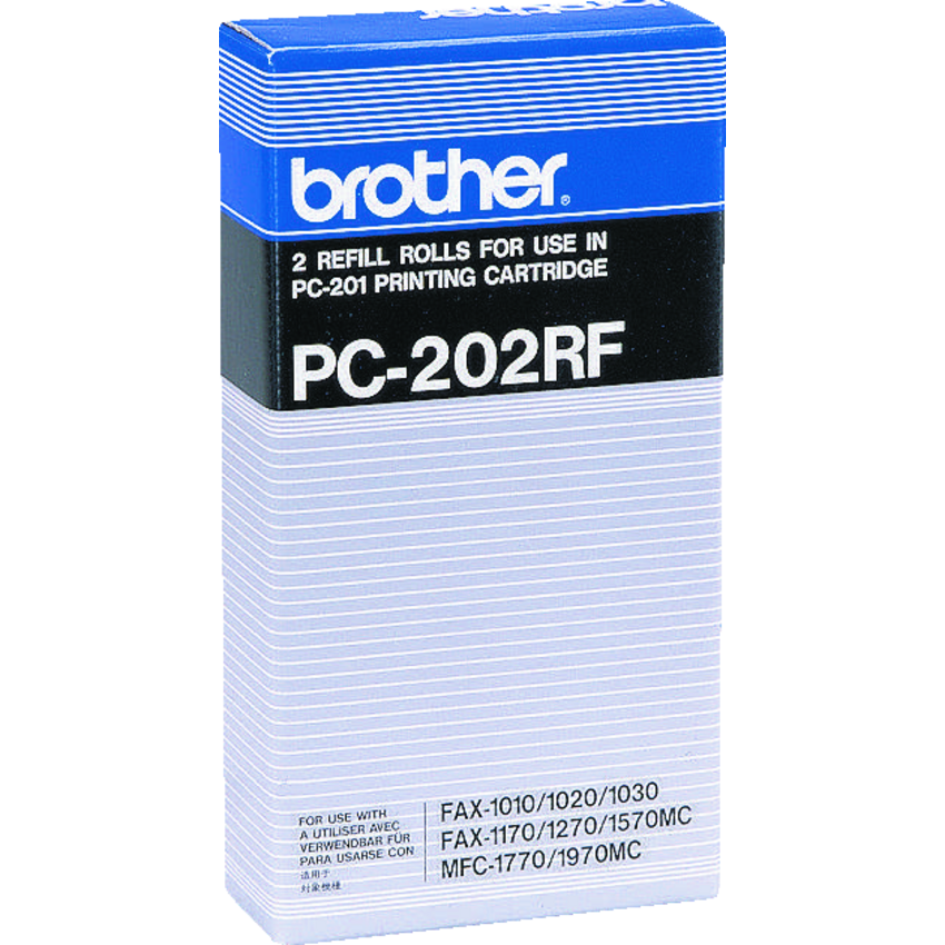 Brother Fax Cartridge and Film Refills PC202RF 2/box