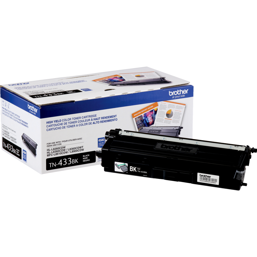 Brother Laser Cartridge High Yield TN433BK Black