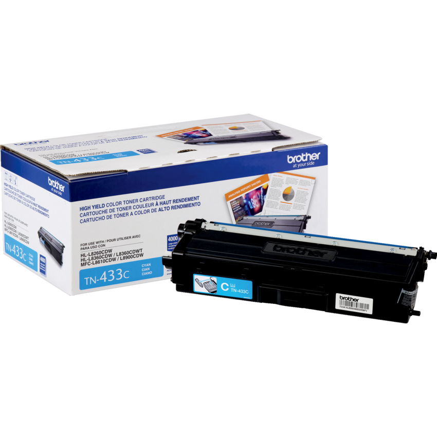 Brother Laser Cartridge High Yield TN433C Cyan