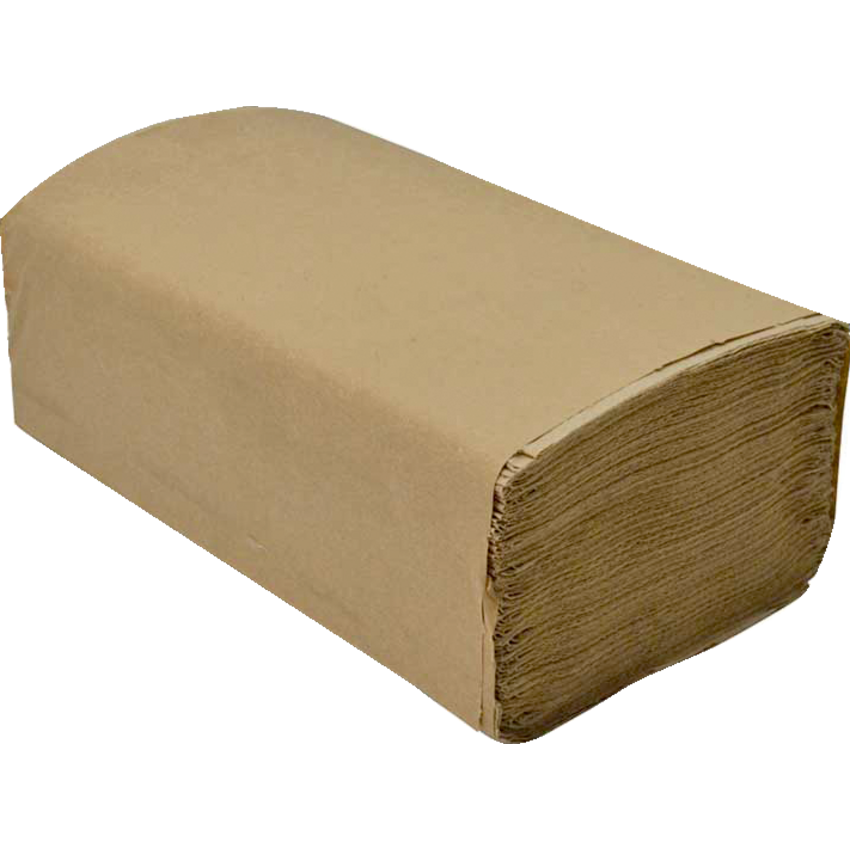 Dura Plus® Multifold Hand Towels Multi Fold Kraft 250 sheets/pkg 16 pkg/ctn