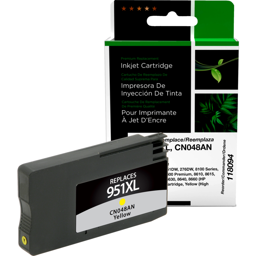 Clover Imaging Remanufactured Inkjet Cartridge HP 951XL High Yield Yellow
