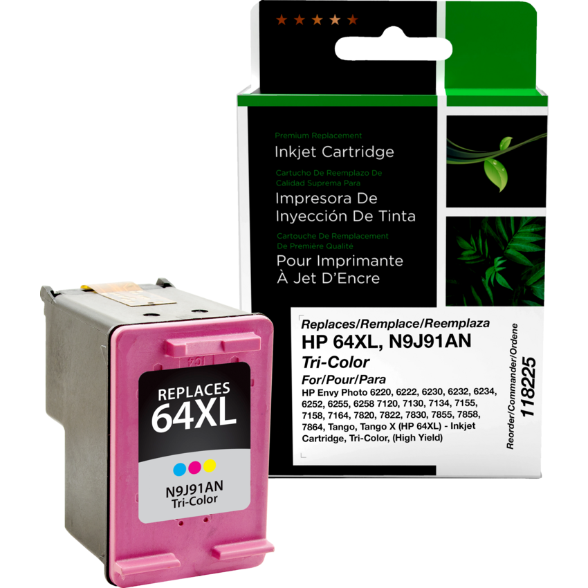 Clover Imaging Remanufactured Cartridge (HP 64XL) High Yield Tri-Colour
