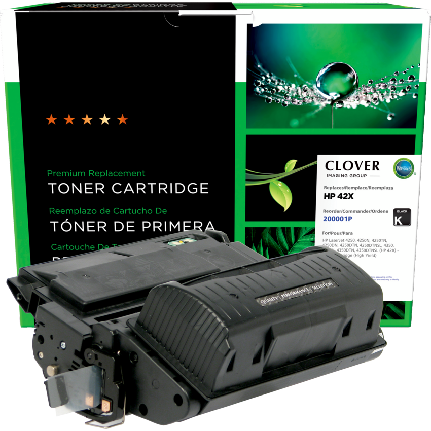 Clover Imaging Remanufactured Laser Cartridge (HP 42X) High Yield Black