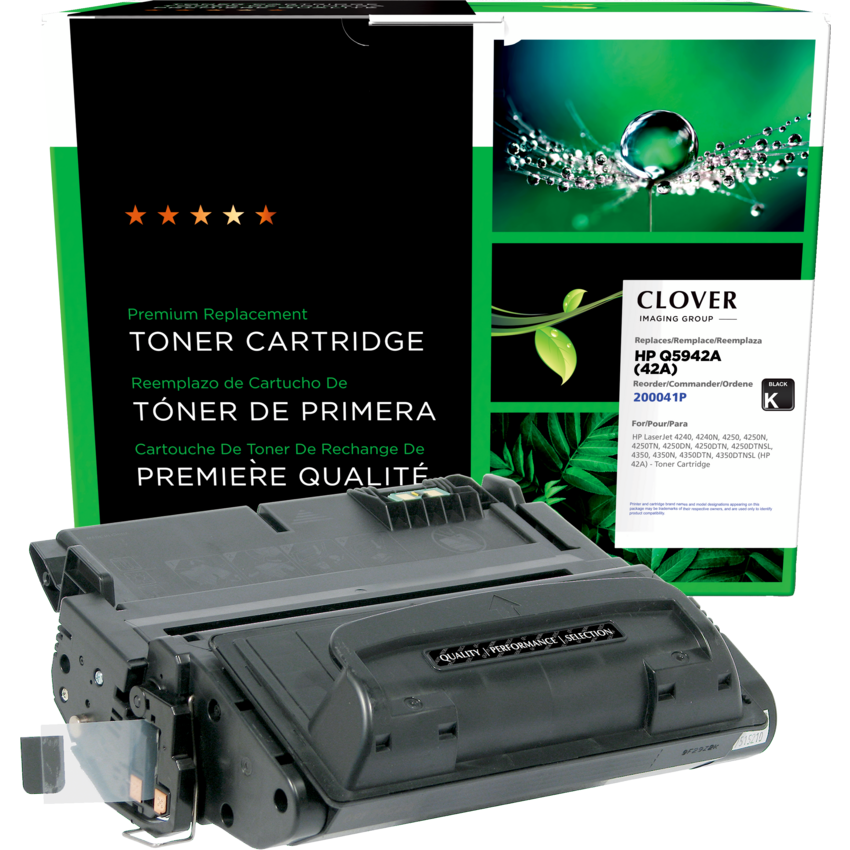Clover Imaging Remanufactured Laser Cartridge (HP 42A) Black