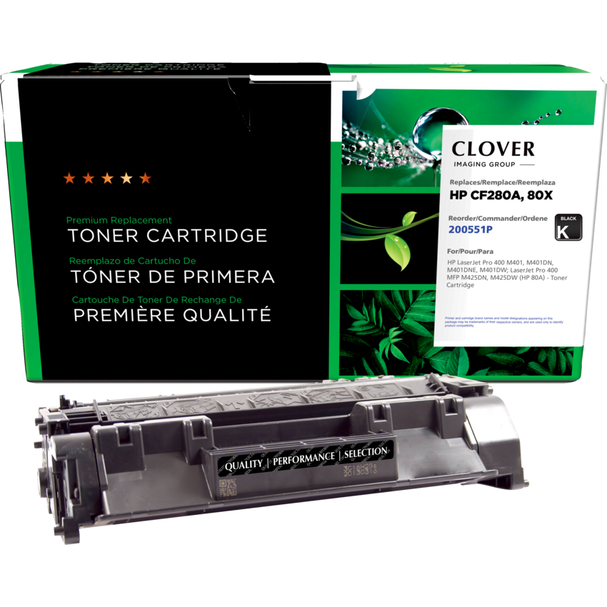 Clover Imaging Remanufactured Laser Cartridge (HP 80A) Black