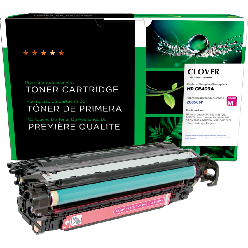 Clover Imaging Remanufactured Laser Cartridge (HP 507A) Magenta