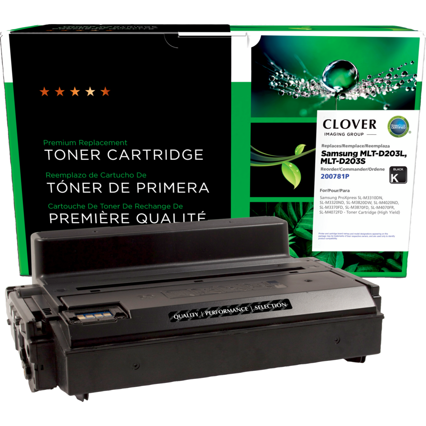 Clover Imaging Remanufactured Laser Cartridge (Samsung MLT-203) High Yield Black