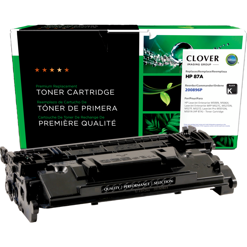 Clover Imaging Remanufactured Laser Cartridge (HP 87A) Black