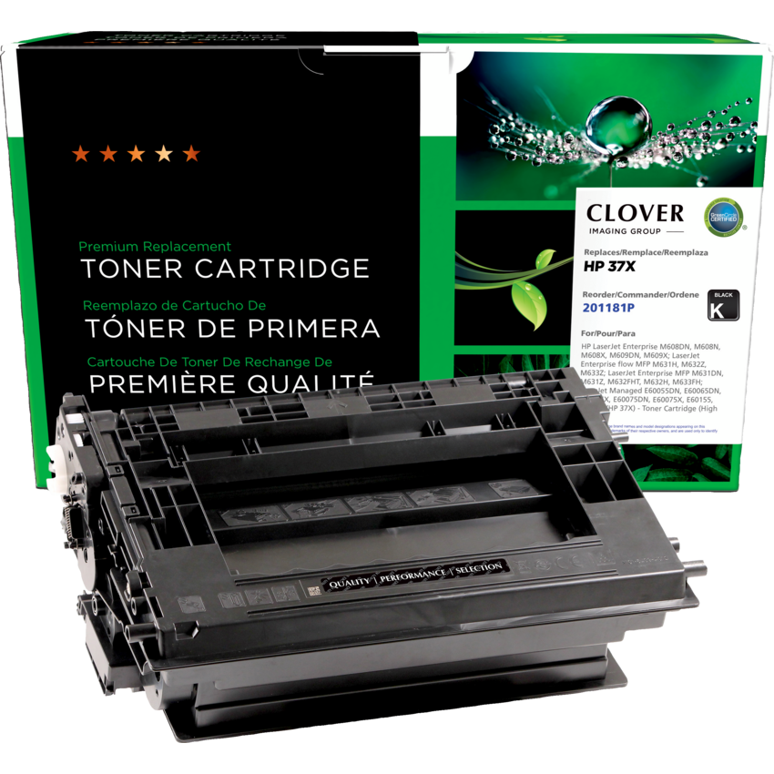 Clover Imaging Remanufactured Laser Cartridge (HP 37X) High Yield Black