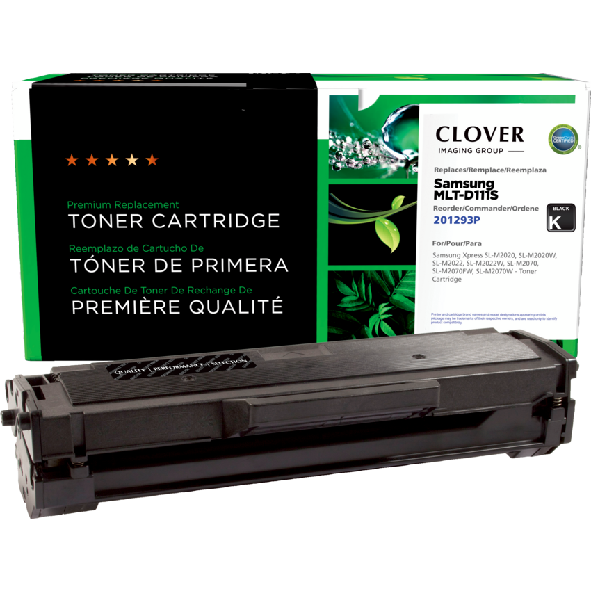 Clover Imaging Remanufactured Laser Cartridge (Samsung MLT-D111S) Black