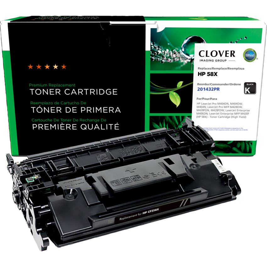 Clover Imaging Remanufactured Laser Cartridge (HP 58X) High Yield Black