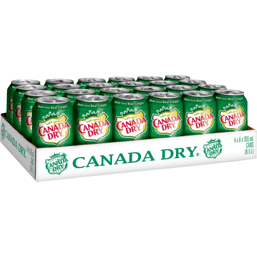 Canada Dry Ginger Ale 355 mL 24/cse