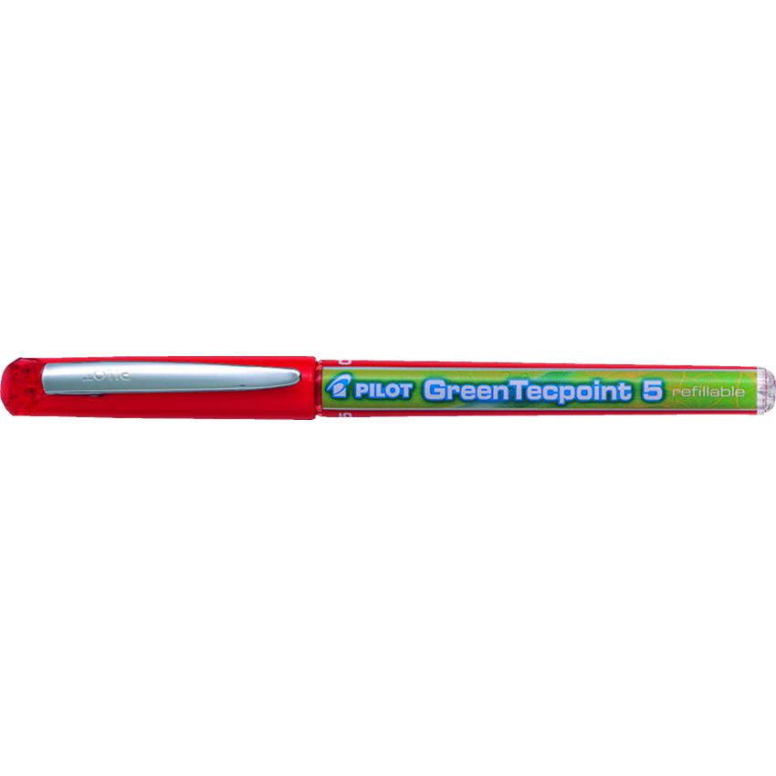 Pilot® GreenTecpoint Rollerball Pen 0.5 mm Red 10/box